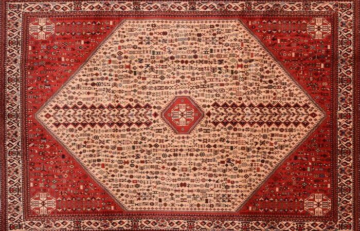 Geometric Abadeh Persian Area Rug